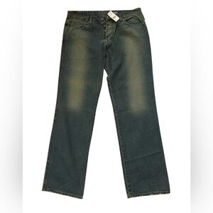 Roy Premium Denim Jeans Barneys New York Button Fly Straight Leg Size 36 NWT